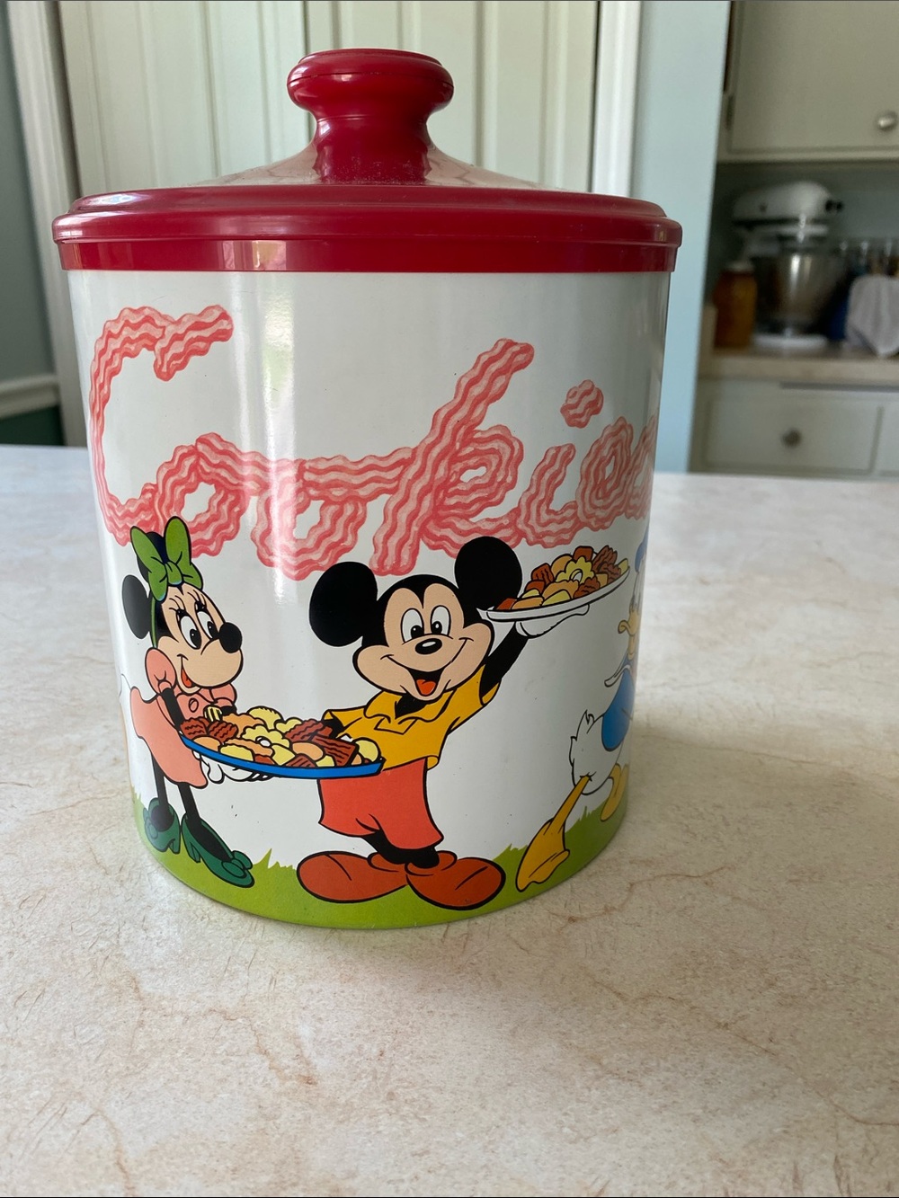 VINTAGE 1960s Walt Disney Productions Cookie Tin